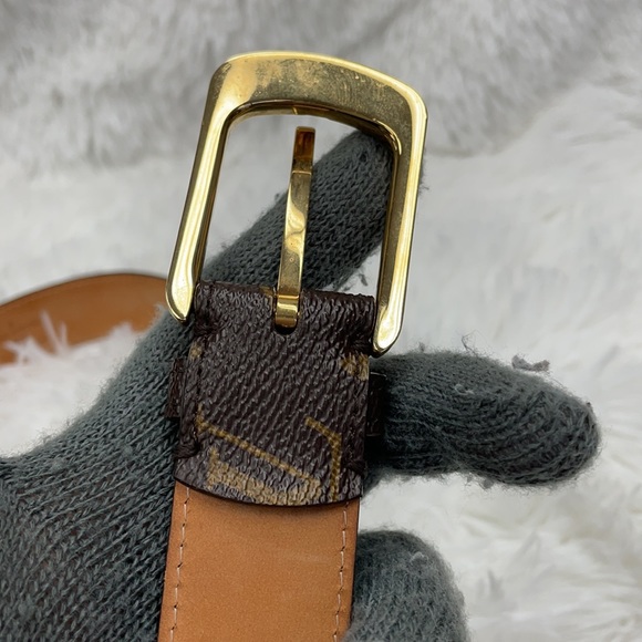 LOUIS VUITTON CLASSIC MONOGRAM BELT M6919 SZ 95/38 - Picture 7 of 12